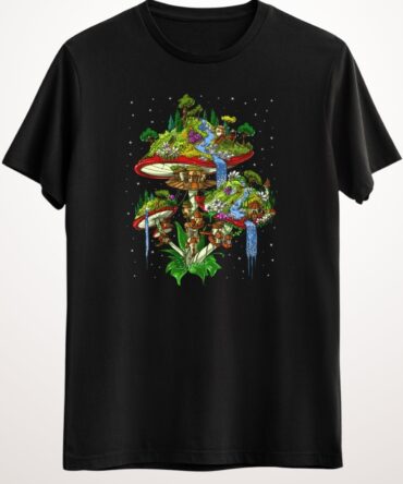 Erkek Siyah Magic Mushrooms Island - Ds1488