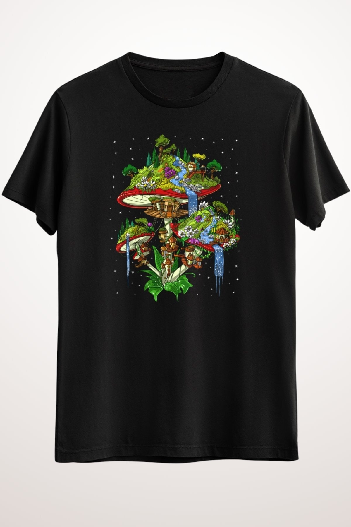 Erkek Siyah Magic Mushrooms Island - Ds1488