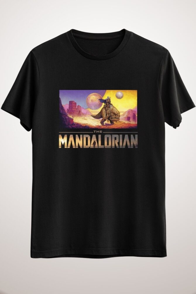 Erkek Siyah Mandalorian Landscape