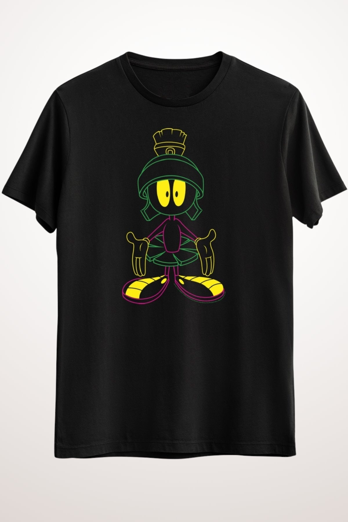 Erkek Siyah Marvin The Martian Neon - Ds1683