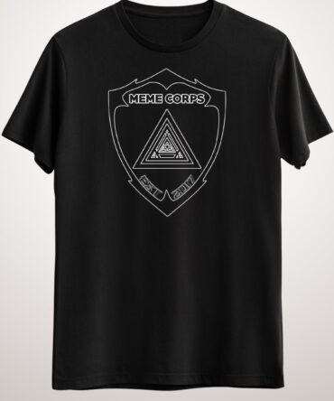 Erkek Siyah Maskan - Meme Corps Tee