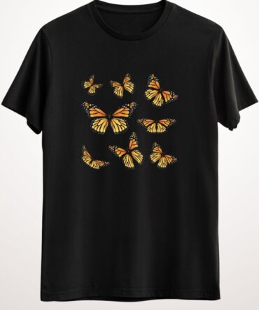 Erkek Siyah Monarch Butterfly - Ds1071