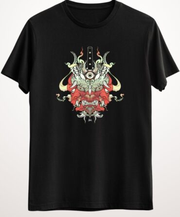Erkek Siyah Monster Oni Demon Dark Surreal Art - Ds2682