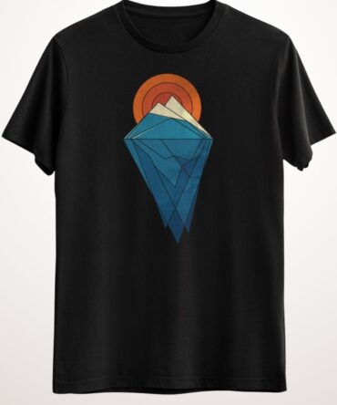 Erkek Siyah Mountain Geometric - Ds1900